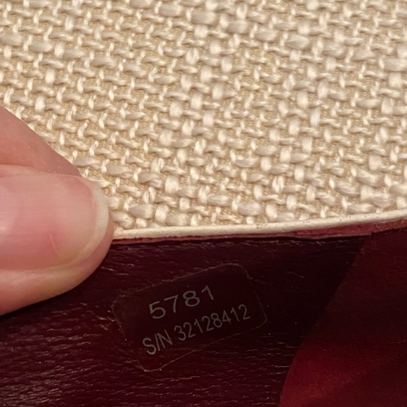 Vintage Tory Burch Spectator Pumps / Merlot & White / Womens Size  6 - Picture 9 of 13